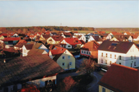 Ortsansicht vom Turm Richtung Kindergarten