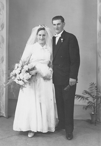 Hochzeit 13 Gruber Maria (geb. Mederer) 1935-2019 und Gruber Joseph 1938-2023